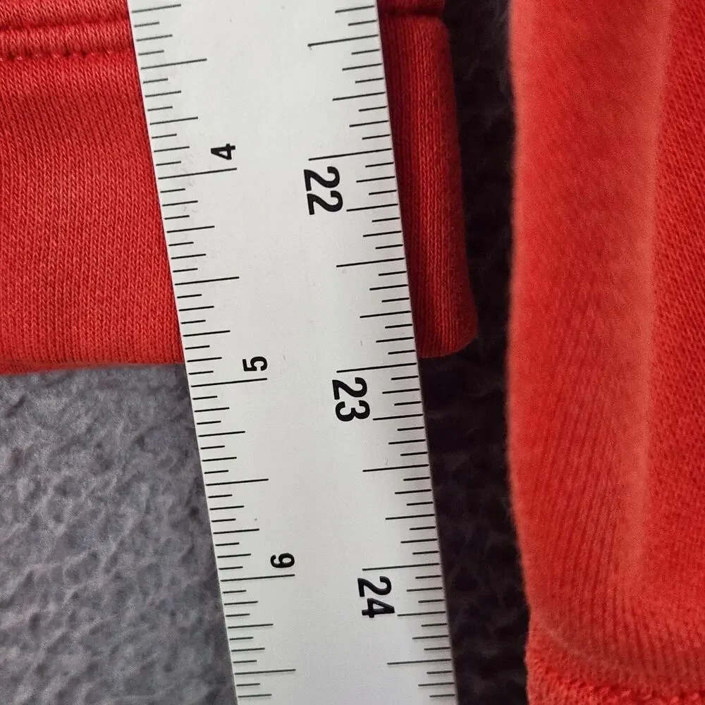 Nike Logo Hoodie Boys XL Red Pullover Fleece Kangaroo Pocket BV0783-661